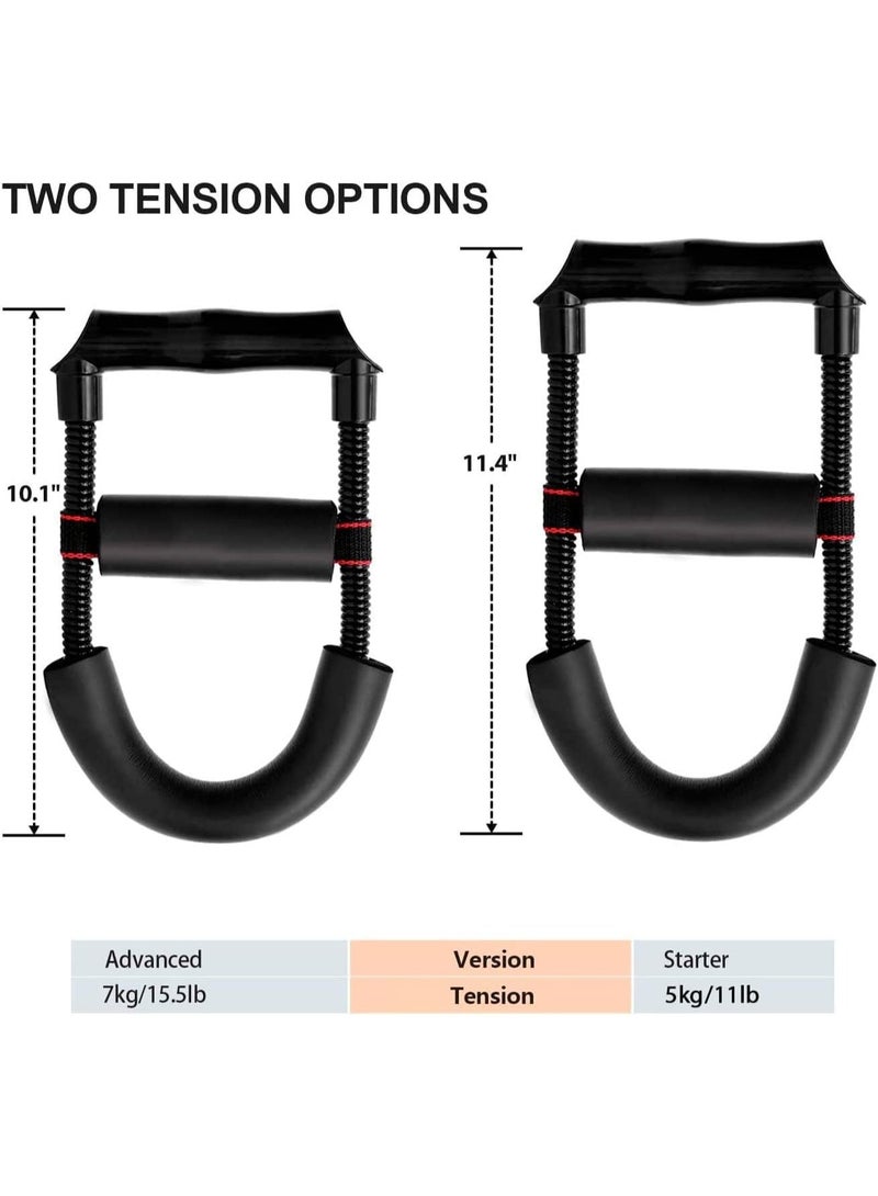 ChicAbode معصم تعزيز، ممارسة الذراع، مطور اليد، 11.4 بوصة، أسود - Image 2